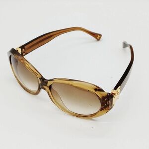 NO TARIFF Louis Vuitton Sunglasses Z0094E Womens Light Brown